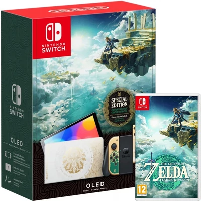 Nintendo Switch Tears of the Kingdom OLED Modell + The Legend of Zelda: Tears of the Kingdom 