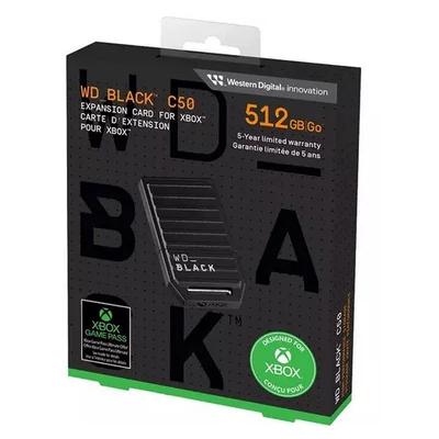 WD Black C50 512GB Xbox Series X/S Bővítőkártya (WDBMPH5120ANC-WCSN)