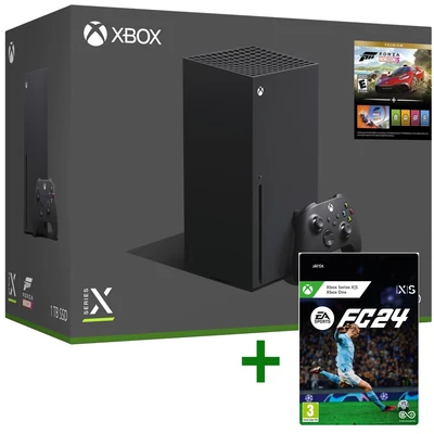 Xbox Series X 1TB + Forza Horizon 5 Premium Edition + EA SPORTS FC 24 (Digitális kód)