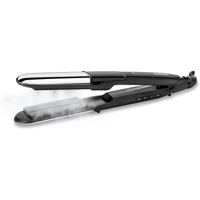 BaByliss ST496E gőzölős hajvasaló - Fekete/Ezüst