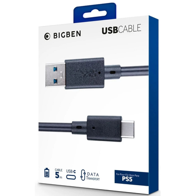 Bigben USB - USB TypeC kábel 5m (PS5)