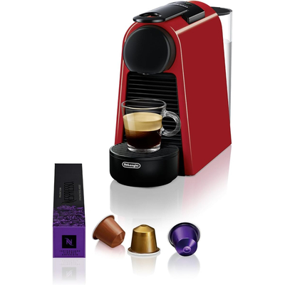 DeLonghi Nespresso Essenza Mini EN85R kávéfőző - Piros + 7db kapszula