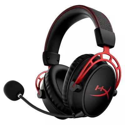 Hyperx Cloud Alpha Wireless Gaming Headset - Fekete/Piros (4P5D4AA)