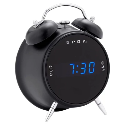Nacon EPOK Dual Rádiós Ébresztőóra - Fekete