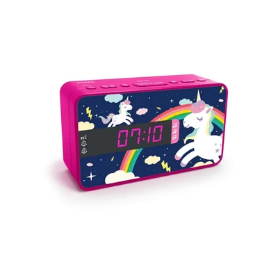 Nacon Kids Unicorn Dual Ébresztőóra cserélhető előlappal