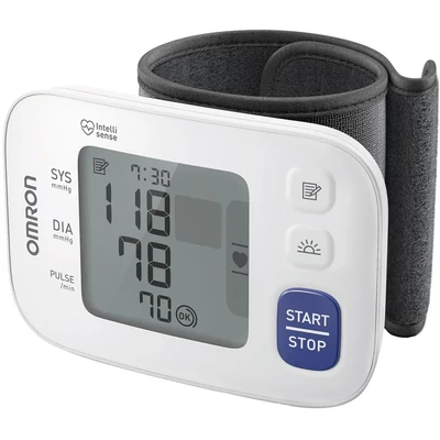 Omron RS4 Intellisense csuklós vérnyomásmérő - Fehér (HEM-6181-E)