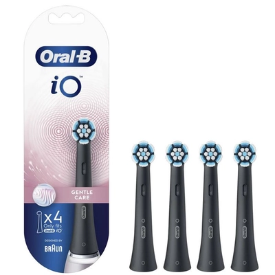 Oral-B iO Gentle Care fogkefe pótfej fekete (4db)