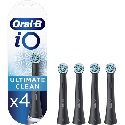 Oral-B iO Ultimate Clean fogkefe pótfej fekete (4db)
