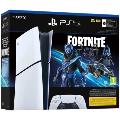 PlayStation 5 Digital Edition (Slim) Fortnite Cobalt Star csomag