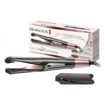 Remington S6606 Curl &amp;amp; Straight Confidence 2in1 hajformázó - Fekete