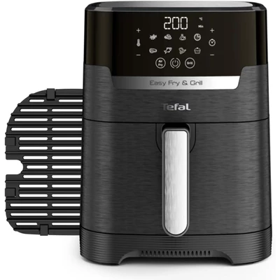 Tefal Easy Fry&amp;amp;Grill 2 az 1-ben forrólevegős sütő - fekete (EY505815)