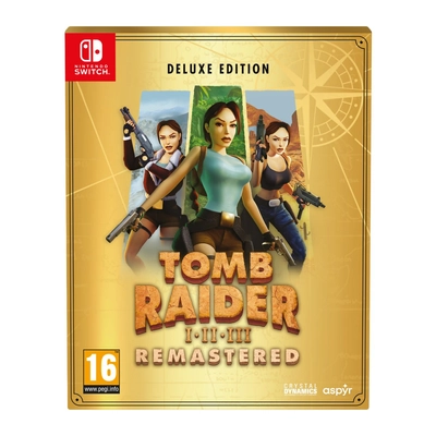 Tomb Raider I-III Remastered Starring Lara Croft Deluxe Edition (Switch)