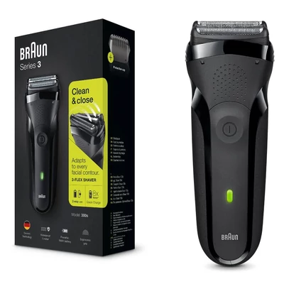 Braun Series 3 300S borotva - Fekete