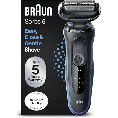 Braun 51-B1000s Series 5 borotva - Fekete/Kék