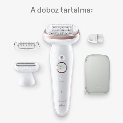 Braun Silk-épil 9 9-030 Epilátor - Fehér/Rózsaszín (SES9030)