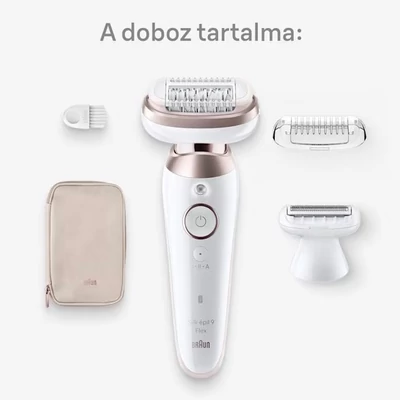 Braun Silk-épil 9 9-030 Epilátor - Fehér/Rózsaszín (SES9030)