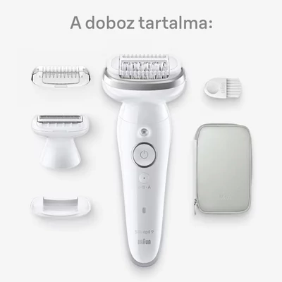 Braun Silk-épil 9 Flex 9-041 3D Epilátor - Fehér/Arany (SE9F9041)
