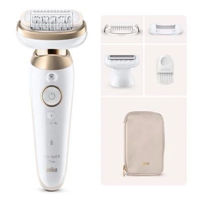 Braun Silk-épil 9 Flex 9-041 3D Epilátor - Fehér/Arany (SE9F9041)