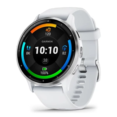 Garmin Venu 3 okosóra - Fehér/Ezüst (010-02784-00)