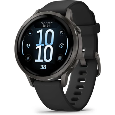 Garmin Venu 4 okosóra 41mm - Fekete/Sötét Szürke (010-03013-02)