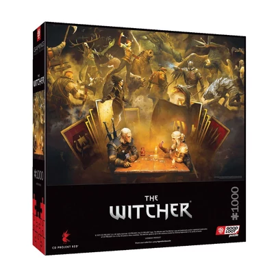 ood Loot Witcher Playing Gwent 1000 darabos Puzzle