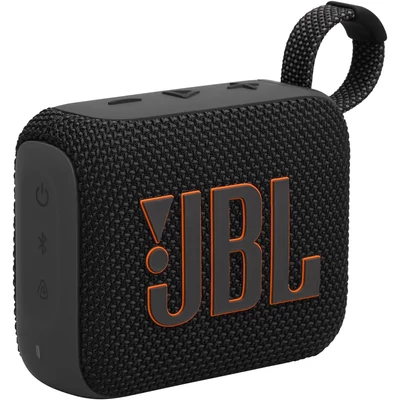 JBL GO 4 hordozható bluetooth hangszóró - Fekete (JBLGO4BLK)