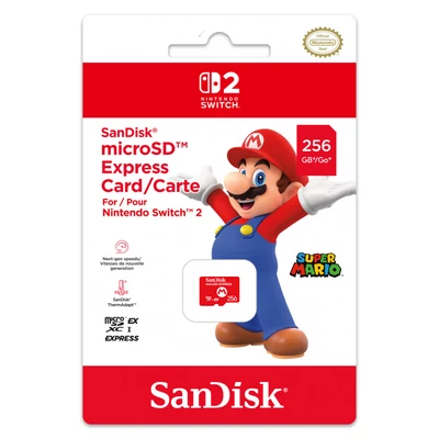 Sandisk Nintendo Switch 2 MicroSD Express card 256GB (N2P602)