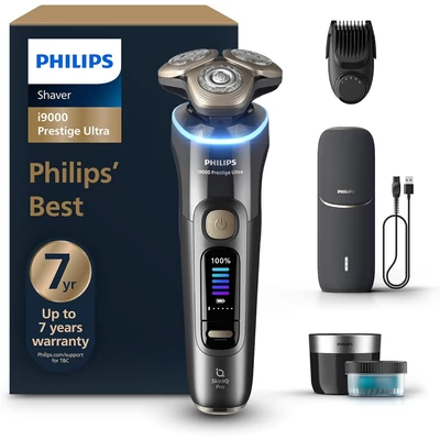 Philips XP9402/46 Series i9000 Prestige Ultra nedves és száraz elektromos borotva - Szürke