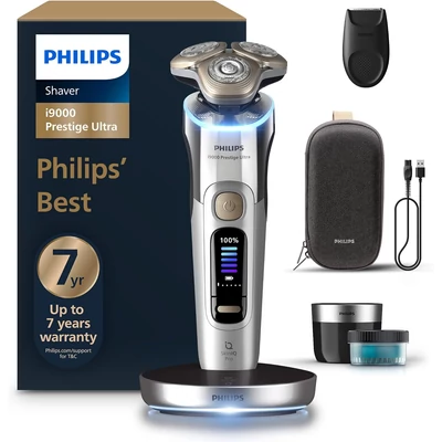 Philips XP9404/31 Series i9000 Prestige Ultra nedves és száraz elektromos borotva - Ezüst