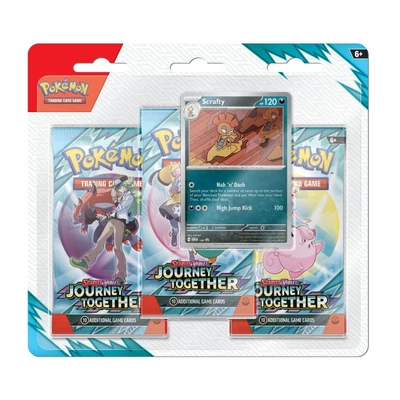 Pokémon TCG: Scarlet &amp;amp; Violet - Journey Together 3 Blister Booster