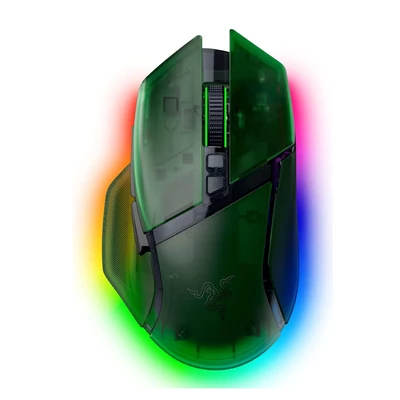Razer Basilisk V3 Pro 35K wireless gamer egér - Phantom Green (RZ01-05240300-R3G1)