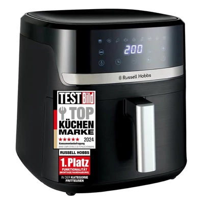 Russell Hobbs Rapid SatisFry Forrólevegős sütő XXL 8,3L - Fekete (27632-56)