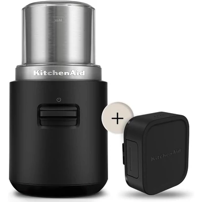 KitchenAid Go vezeték nélküli kávédaráló akkumulátorral - Fekete (5KBGR111BM)