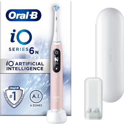 Oral-B iO Series 6 elektromos fogkefe - Rózsaszín