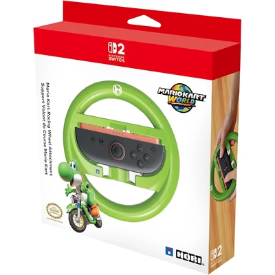 Hori Switch 2 Racing Wheel Attachment Yoshi