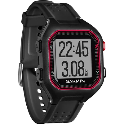 Garmin Forerunner 25 - Fekete/Piros (010-01353-10) 