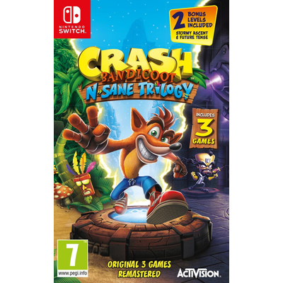 Crash Bandicoot N. Sane Trilogy (Switch) + Ajándék tornazsák