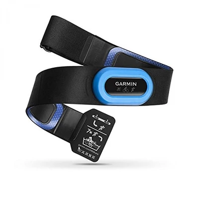 Garmin HRM-Tri mellkasi szívritmusmérő jeladó triatlonhoz - Fekete/Kék (010-10997-09)