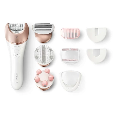 Philips BRE650/00 Satinelle Prestige nedves és száraz epilátor - Fehér/Rózsa arany