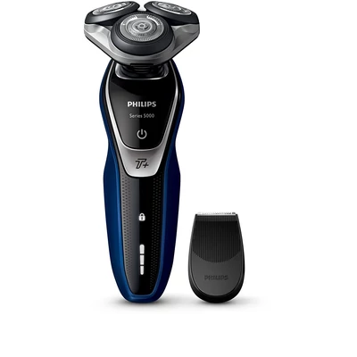 Philips S5572/06 Series 5000 AquaTouch nedves és száraz elektromos borotva - Kék/Fekete/Ezüst