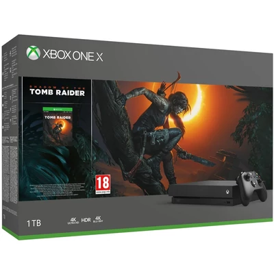 Xbox One X 1TB + Shadow of the Tomb Raider játék