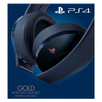 Sony Wireless Gold Headset 500 Million Limited Edition