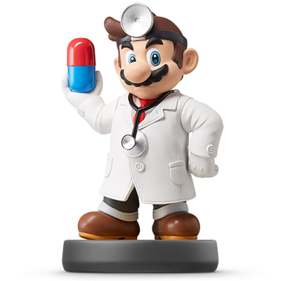 Amiibo Dr. Mario kiegészítő figura