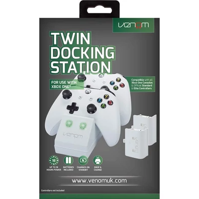 Venom Twin Docking Station White