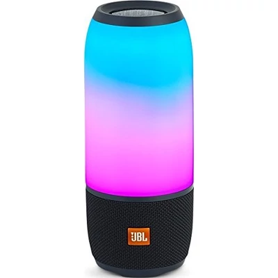 JBL Pulse 3 vízálló, hordozható bluetooth hangszóró - Fekete