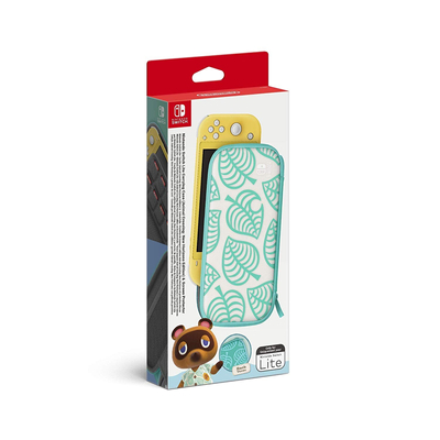 Nintendo Switch Lite Carrying Case &amp;amp; Screen Protector Animal Crossing Edition