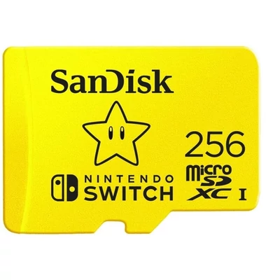 Sandisk Nintendo Switch Micro SDXC 256GB UHS-I U3 (SDSQXAO-256G-GNCZN)