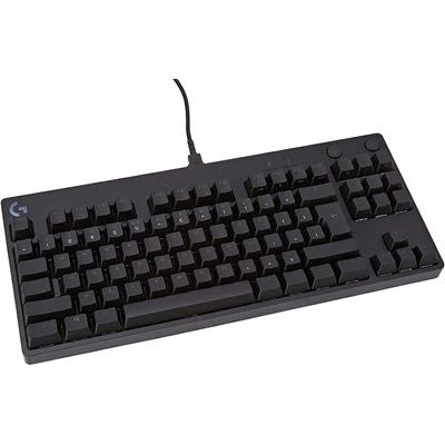Logitech G Pro vezetékes mechanikus billentyűzet, Nemzetközi kiosztás - Fekete (920-009392)