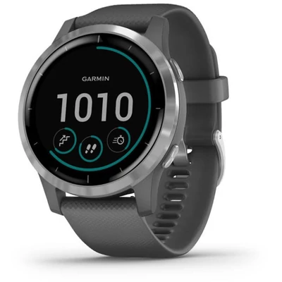 Garmin VívoActive 4 okosóra - Sötétszürke/Ezüst (010-02174-02)