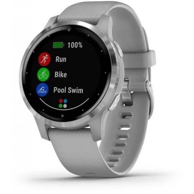 Garmin VívoActive 4S okosóra - Púder Szürke/Ezüst (010-02172-02)